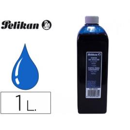 Tinta para Almofadas de Carimbos Pelikan Frasco 1 Litro Azul