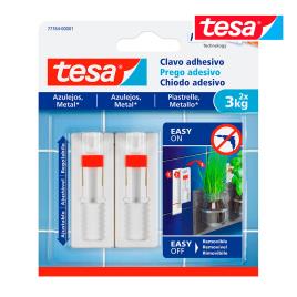 PREGO ADESIVO ATÉ 3 KG AZULEJO  77764 TESA