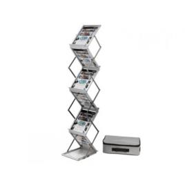 Expositor de Chão 6 Prateleiras Dobrável 180x267x263mm