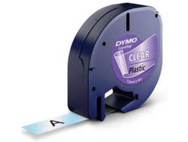 DYMO - CINTAS PLASTICO 12MM X 4M NE/TRANS