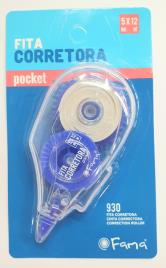 Fita corretora pocket 930 5mm x 12m FAMA