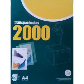 Transparências A4 para Fotocopiadora 100 Folhas