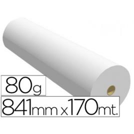 Papel Plotter 80Grs 841mmx170mts Branco