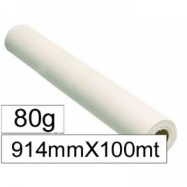 Papel Plotter 80Grs 914mmx100mts A0 Evolution Premium Extra