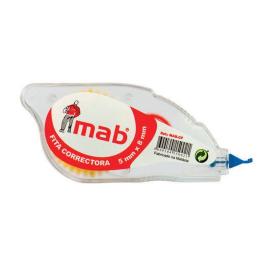 MAB Fita Correctora 5 mm x 8 metros, Branco