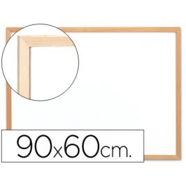 Quadro Branco em Melamina Caixilho em Madeira 90x60cm 