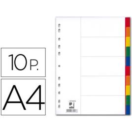 Separadores Plástico A4 10 Cores
