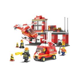 Jogo de Construção Fire Alarm Quartel de Bombeiros 371 Peças