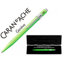 Esferográfica Caran D'ache 849 Pop Line Verde Fluo com Estojo Ponta Media
