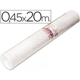 Papel Autocolante  0.45x20mts Transparente Rolo