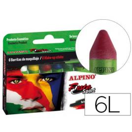 Maquilhagem Alpino Barra Sport 6 Cores Sortidas