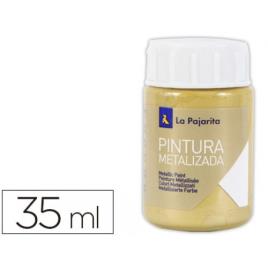 Tinta Plástica Metalizada Ouro 35ml 