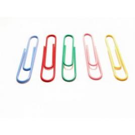 Clips Nº2 Coloridos caixa com 100 unidades
