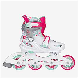 Patins em Linha  SK8 - Branco - Patins Rapariga