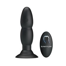 Plug Anal Remote Controlled  Preto