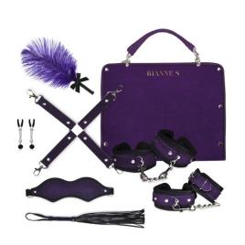 Conjunto Erótico Bondage  Kinky Me Softly Roxo