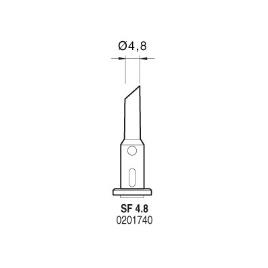 Ponta 4.8mm Sf Para Ferro De Soldar Sg1070 