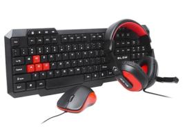 84-221 Teclado Usb Qwerty Preto, Vermelho