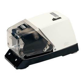 Agrafador Elétrico Clássico 100E, Agrafos 66/6-8 mm, 50 Folhas, Preto e Branco