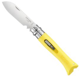 Opinel N°09 Diy Folding Knife 8 cm Yellow