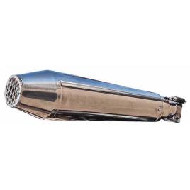 Silenciador Sem Link Pipe Transalp Xl Ultracone Inox Cafè Racer 600 V 86-99 Homologado One Size Silver / Silver