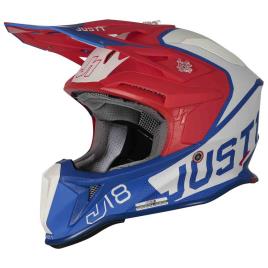 Capacete Off-road J18 Vertigo L Blue / White / Red