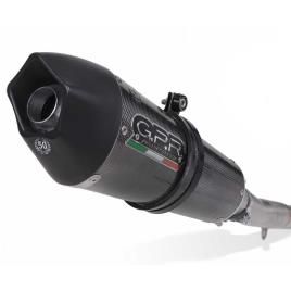 Silencioso Gp Evo4 Poppy Slip On F 850 Gs Adventure 18-19 Euro 4 Homologated One Size Glossy Carbon / Black