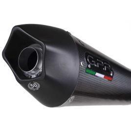 Gpr Exhaust Systems Silencioso Gp Evo4 Poppy Slip On F 850 Gs Adventure 18-19 Euro 4 Homologated One Size Glossy Carbon / Black