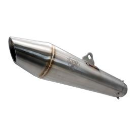 Vintavoge Cafè Racer Silencer Sem Link Pipe Homologado Bonneville Thruxton 900 04-08 One Size Silver / Silver
