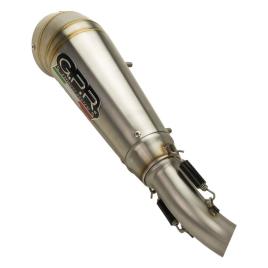 Gpr Exhaust Systems Powercone Evo Duplo Muffler Homologado Streetfighter 848 11-14 One Size Silver / Silver