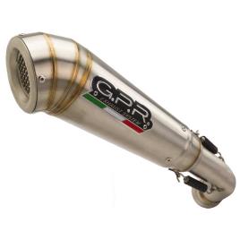Gpr Exhaust Systems Sistema De Linha Completa De Alto Nível Powercone Evo Cat Homologado Trident 660 21-22 Euro 5 One Size Silver / Silver