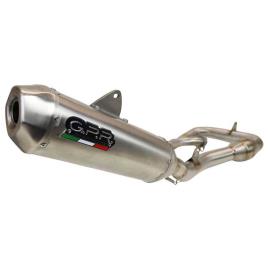 Gpr Exhaust Systems Titanium Full Line System Sx-f Pentacross 450 20 Com Db Assassino Fim Homologado One Size Silver / Silver