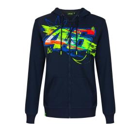 Vr46 Moletom Com Zíper Valentino Rossi 20 XL Blue