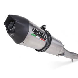 Silencioso Gp Evo4 Titanium Slip On Gsx-s 750 17-19 Euro 4 Homologated One Size Satin Titanium / Black