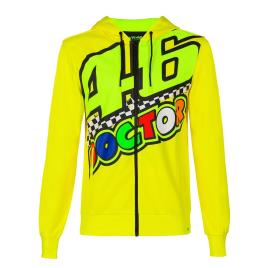 Vr46 Moletom Com Zíper Valentino Rossi 20 XL Yellow