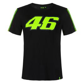 Vr46 Camiseta De Manga Curta Tapes 20 M Black