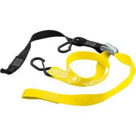 De Luxe Soft Hook Tie Downs Logo Set One Size Yellow