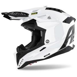 Capacete Motocross Aviator 3 Color XL White Gloss