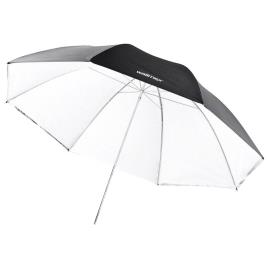 Walimex 2 In 1 Reflex&translucent Umbrella 109 Cm One Size White / Black