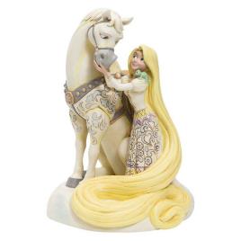 Figura Entrelaçados Rapunzel E Maximus 22 Cm One Size White / Yellow