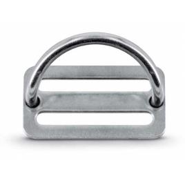 Best Divers Buckle With D Ring One Size Silver