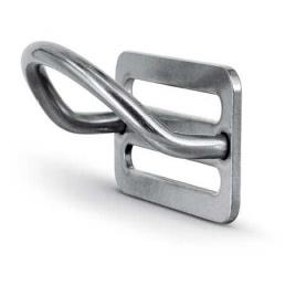 Buckle With D Ring One Size Silver