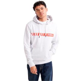 Capuz Core Logo Sport Stripe L Ice Marl