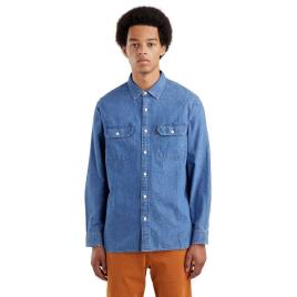 Levi´s ® Camisa De Manga Longa Jackson Worker S Lt Wt Cotton Hemp Stone