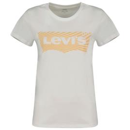 Levi´s ® Camiseta De Manga Curta The Perfect M Wavy Bw Fill White