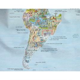 Toalha Running Map One Size Multicolour