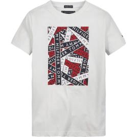 Camiseta De Manga Curta Tape Artwork 14 Years White