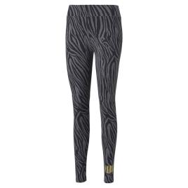Leggings Ess+ Tiger Aop L  Black