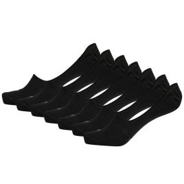 Meias Chevron No Show 6 Pares EU 41-45 Black