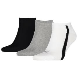 Puma Meias Lifestyle Sneakers 3 Pares EU 43-46 White / Grey / Black